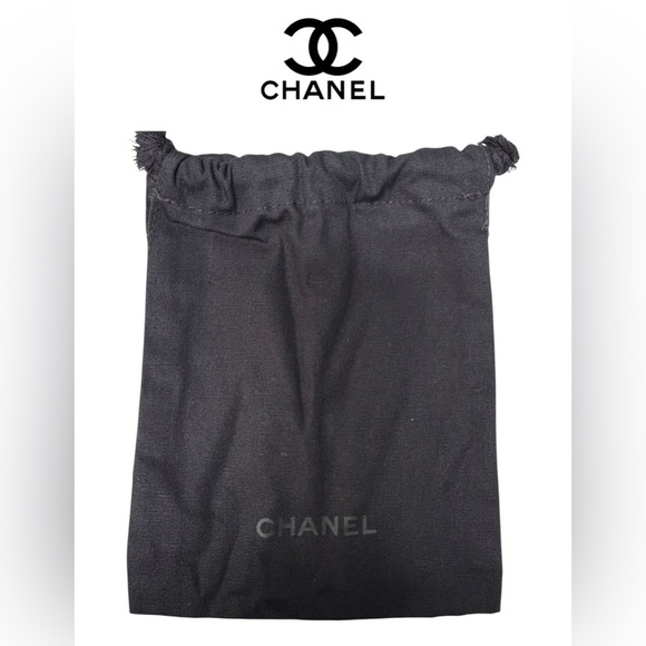CHANEL Small Black Dust Bag with Drawstring - Picture 1 of 2